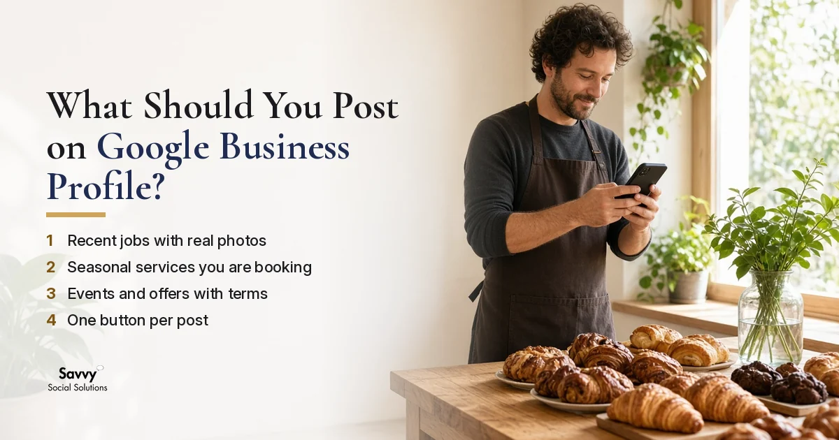 What to Post on Google Business Profile: 8 Post Ideas